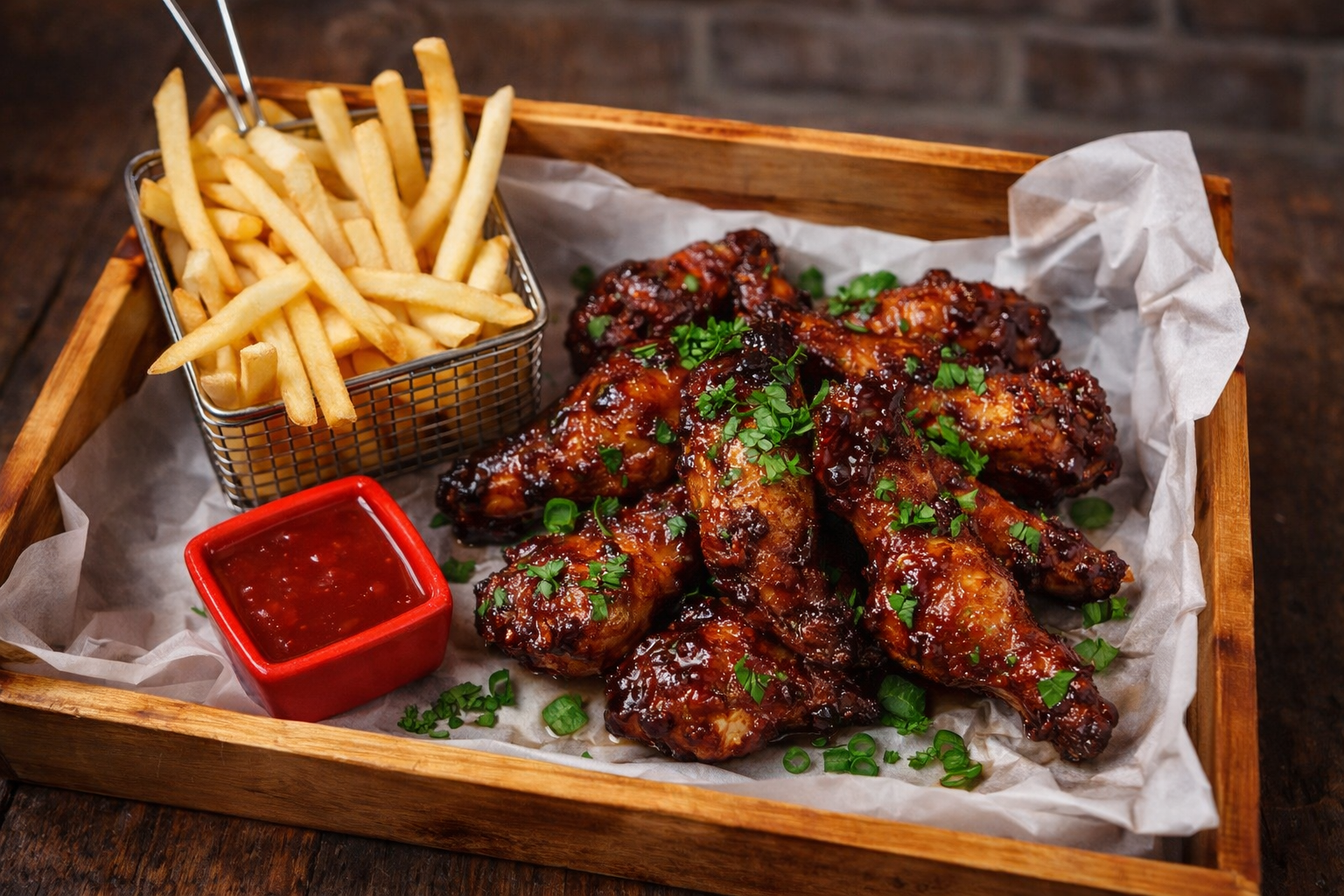 kuřecí marinovaná křídla